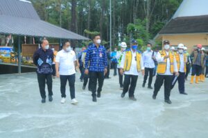 MENTERI PUPR RI KUNJUNGI SPAM BANJAR BAKULA