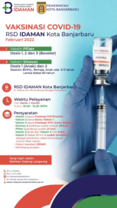 RSDI BANJARBARU SEDIAKAN VAKSIN BOOSTER