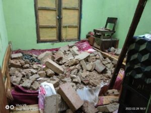 5 RUMAH DI BANJARBARU RUSAK AKIBAT PUTING BELIUNG