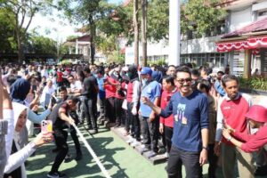 LOMBA TEROMPAH MERIAHKAN ACARA PERINGATAN HARJAD KABUPATEN BANJAR KE-72