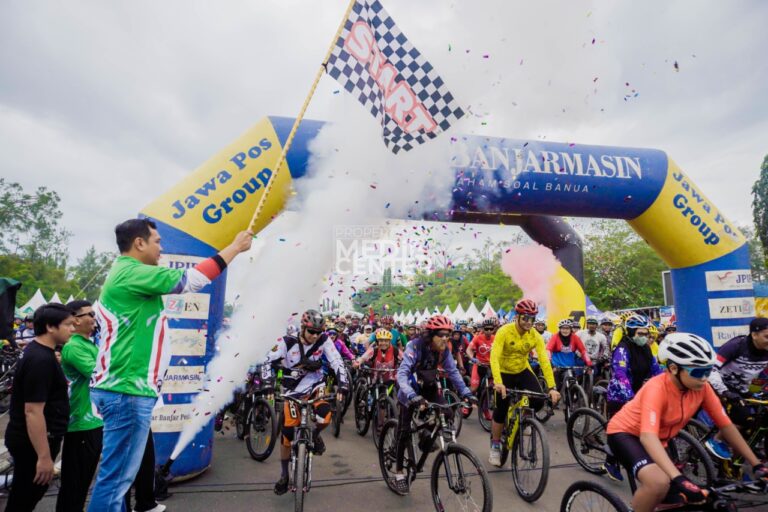 WALI KOTA TAMPILKAN BANJARBARU MELALUI EVENT SEPEDA