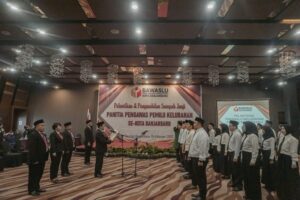 PERSIAPAN PESTA DEMOKRASI PEMILU 2024, PANWASLU BANJARBARU DILANTIK