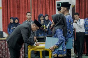ADITYA HARAPKAN ASN YANG DILANTIK UNTUK MAKSIMALKAN PELAYANAN