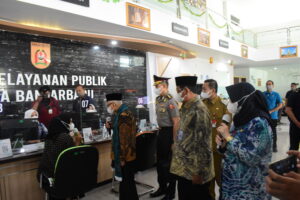 PASTIKAN PELAYANAN PRIMA, WAPRES RI KUNJUNGI MPP BANJARBARU