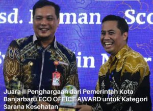 RSDI BANJARBARU RAIH PENGHARGAAN ECO OFFICE, DIREKTUR: LINGKUNGAN BERSIH MENGANTISIPASI TERPAPAR PENYAKIT