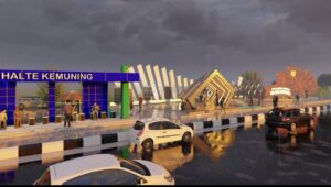DINAS PUPR BANJARBARU BANGUN TUGU TITIK NOL KILOMETER