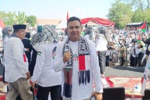 WAKET DPRD BANJARBARU MINTA SEMANGAT MASYARAKAT BELA PALESTINA TERUS BERKOBAR
