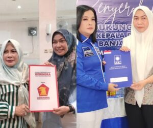 DUA SRIKANDI PIMPINAN PARTAI PAN DAN GERINDRA SIAP DUKUNG LISA HALABY