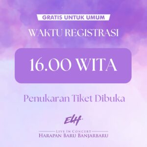 TIKET BAND UNGU BISA DI TUKARKAN MINGGU 28 JULI 2024