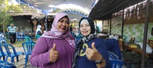DUKUNGAN LISA HALABY KEMBALI BERTAMBAH , WARGA GUNTUNG MANGGIS DUKUNG LISA
