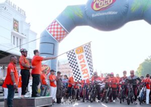 MERIAHKAN HUT KE-79 RI, PEMKO BANJARBARU GELAR GOWES FUN MERAH PUTIH