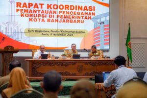 KOMITMEN UNTUK TIDAK KORUPSI, PEMKO BANJARBARU GANDENG KPK