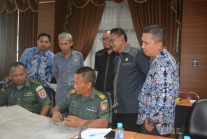 DPRD BANJARBARU DAN KODIM 1006 BANJAR SELESAIKAN PERSOALAN TANAH DI BANJARBARU