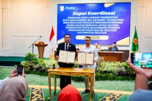 PEMKO BANJARBARU GANDENG BULOG, PASTIKAN STOK AMAN