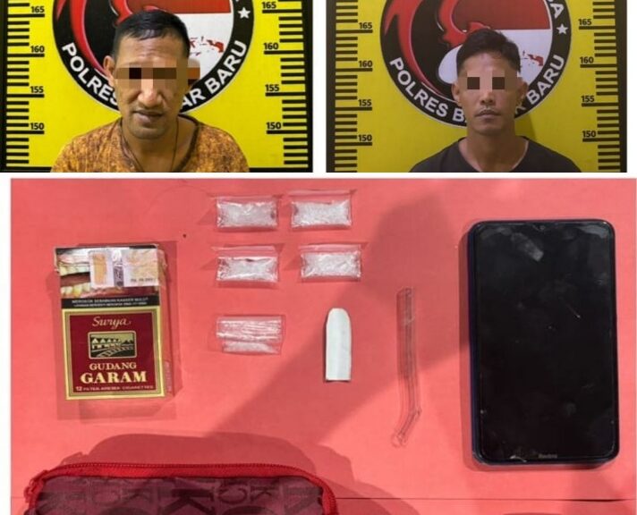 BONGKAR JARINGAN NARKOBA, POLISI TANGKAP DUA PRIA DALAM WAKTU KURANG DARI 12 JAM