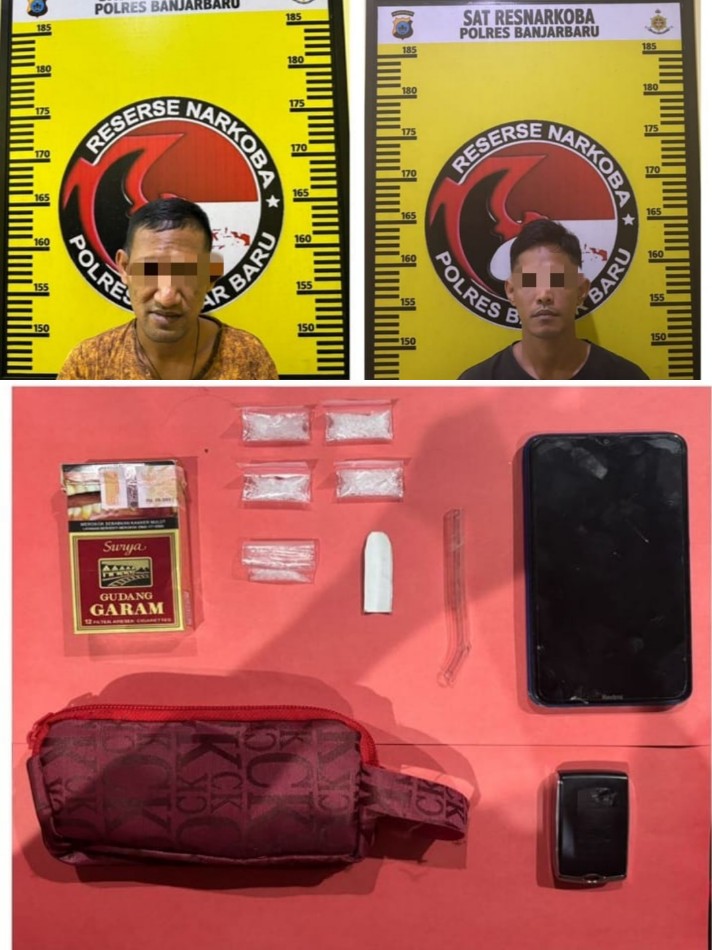 BONGKAR JARINGAN NARKOBA, POLISI TANGKAP DUA PRIA DALAM WAKTU KURANG DARI 12 JAM