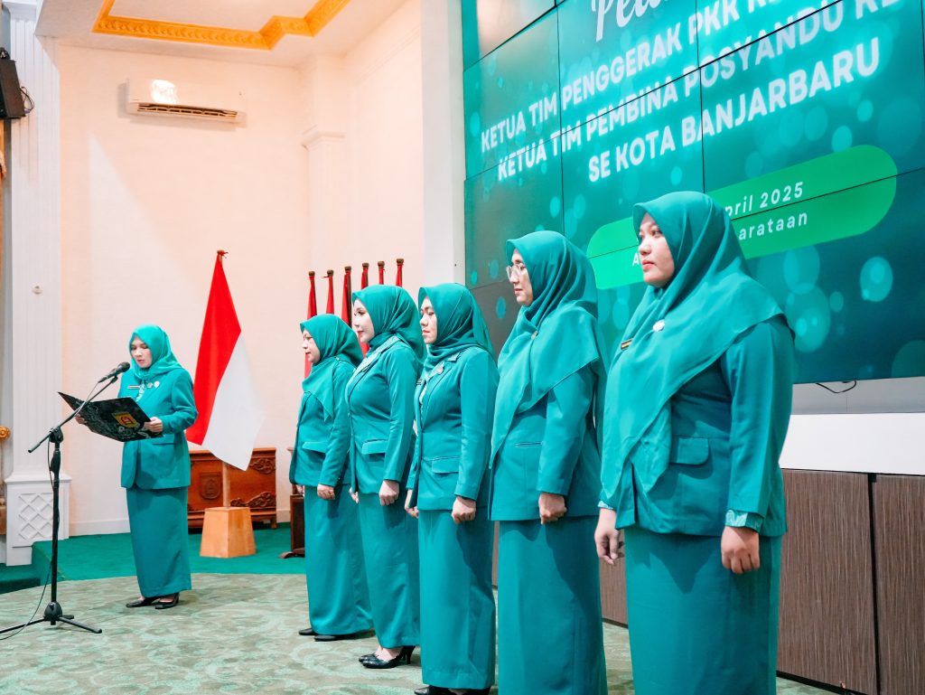 POSYANDU DI BANJARBARU KINI RESMI DIBINA TP PKK KECAMATAN