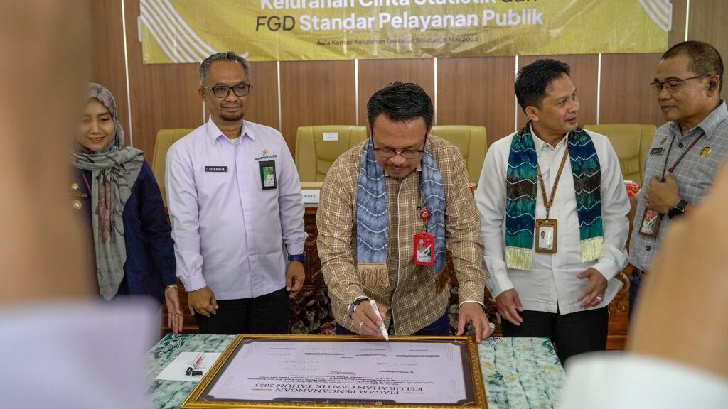 KELURAHAN LOKTABAT SELATAN JADI KELURAHAN CINTA STATISTIK