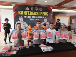 SABU SENILAI 6,5 MILIAR DIAMANKAN POLRES BANJARBARU
