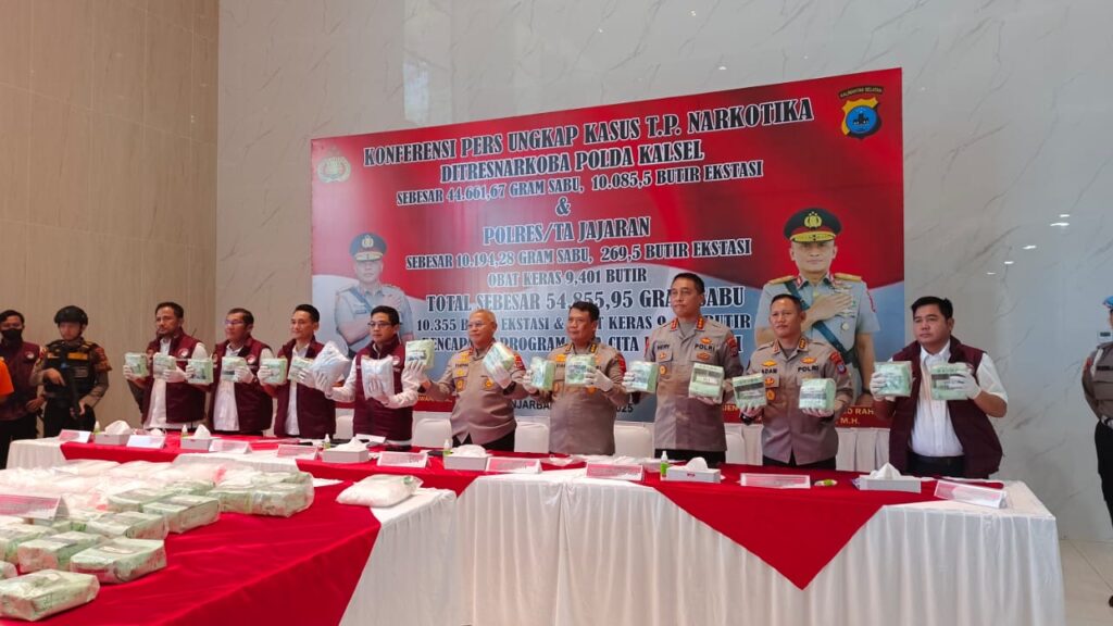 PULUHAN KILOGRAM SABU DISITA POLDA KALSEL