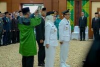 GUBERNUR KALSEL RESMI LANTIK LISA HALABY DAN WARTONO JADI WALI KOTA DAN WAKIL WALI KOTA BANJARBARU