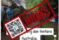 HOAKS TENTARA JEPANG & AUSTRALIA AMANKAN DEMO, FAKTANYA IKUT LATIHAN DENGAN TNI