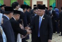 Gubernur Kalsel Kukuhkan 11 Pejabat Eselon II, Tekankan Rotasi Berbasis Kinerja dan Profesionalisme