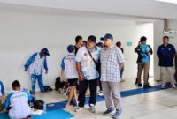 Kadispora Kalsel Tinjau Atlet POPNAS dan Peparpenas di Jakarta, Beri Motivasi untuk Terus Berjuang