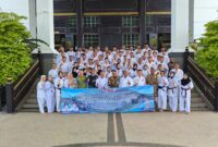 Satpol PP dan Damkar Kalsel Tingkatkan Kedisiplinan Personel Lewat Pelatihan Bela Diri Karate dan Ujian Kenaikan Sabuk