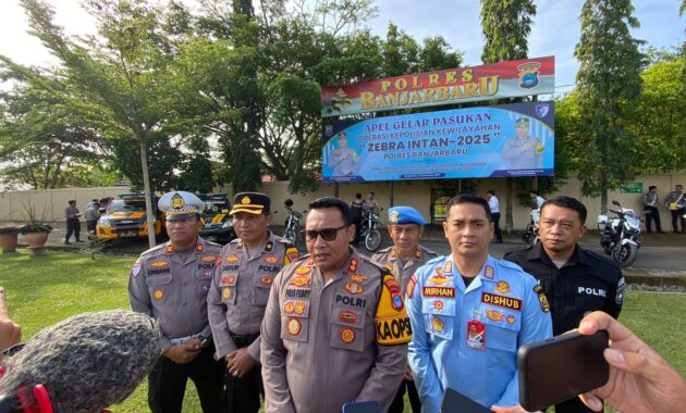 POLRES BANJARBARU TEGASKAN PENDEKATAN HUMANIS DI OPERASI ZEBRA INTAN 2025