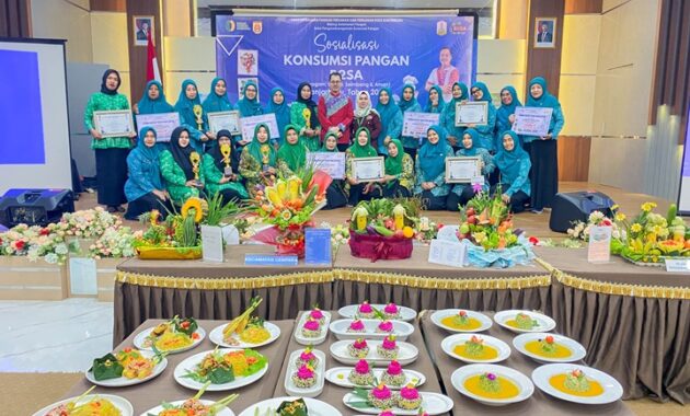 EDUKASI GIZI DENGAN CARA MENYENANGKAN, DKP3 BANJARBARU GELAR SOSIALISASI B2SA