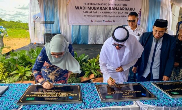 DIRESMIKAN WALI KOTA BANJARBARU, ISLAMIC CENTER WADI MUBARAK JADI PUSAT PEMBINAAN UMAT DI BANJARBARU