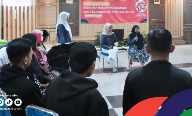 RSD IDAMAN BANJARBARU TEKANKAN DUKUNGAN PSIKOSOSIAL BAGI ODHA DALAM SHARING SESSION HARI AIDS SEDUNIA