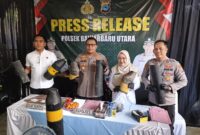 91 TIANG BOLLARD HILANG, POLISI UNGKAP PENJARAHAN TROTOAR DI BANJARBARU UTARA