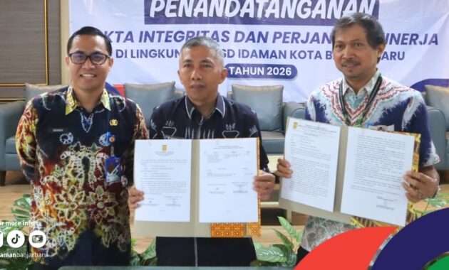 PERKUAT INTEGRITAS DAN AKUNTABILITAS, RSD IDAMAN BANJARBARU TEKEN PAKTA INTEGRITAS 2026