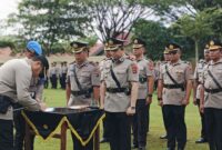 KAPOLRES PIMPIN SERTIJAB, WAKAPOLRES HINGGA KAPOLSEK BANJARBARU BERGANTI