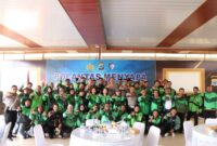 POLANTAS MENYAPA OJOL, SATLANTAS BANJARBARU PERKUAT SINERGI KESELAMATAN JALAN
