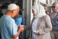 BAGI VOUCHER BELANJA, WALI KOTA BANJARBARU DONGKRAK TRANSAKSI DI PASAR BAUNTUNG