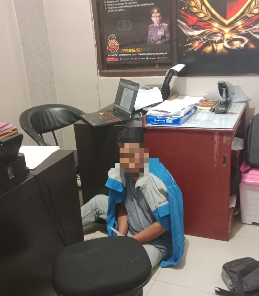 GAGAL KABUR, PELAKU CURAS BERMODUS PETUGAS PLN DITANGKAP WARGA DI BANJARBARU