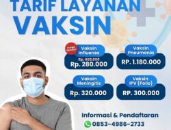 RSD IDAMAN BANJARBARU HADIRKAN LAYANAN VAKSINASI, VAKSIN INFLUENZA DISKON JADI RP280 RIBU