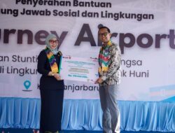 KOLABORASI PEMKO DAN BANDARA SYAMSUDIN NOOR, BANTUAN TJSL RP319 JUTA SASAR EMPAT PROGRAM PRIORITAS