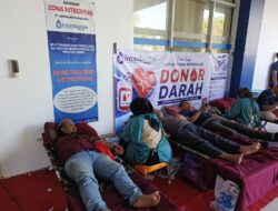 RAYAKAN HUT KE-38, PTAM INTAN BANJAR GELAR DONOR DARAH DENGAN TARGET 138 KANTONG
