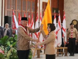 MUHIDIN LEPAS KONTINGEN JAMNAS XII, PRAMUKA KALSEL DIMINTA JADI DUTA TERBAIK BANUA
