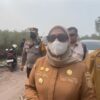DIDAMPINGI LISA HALABY, MENHUT RAJA JULI ANTONI TINJAU HUTAN LINDUNG BEKAS TERBAKAR